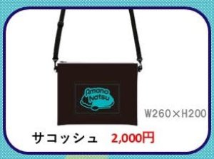 画像1: 【天野なつ】カレーロゴサコッシュ (1)